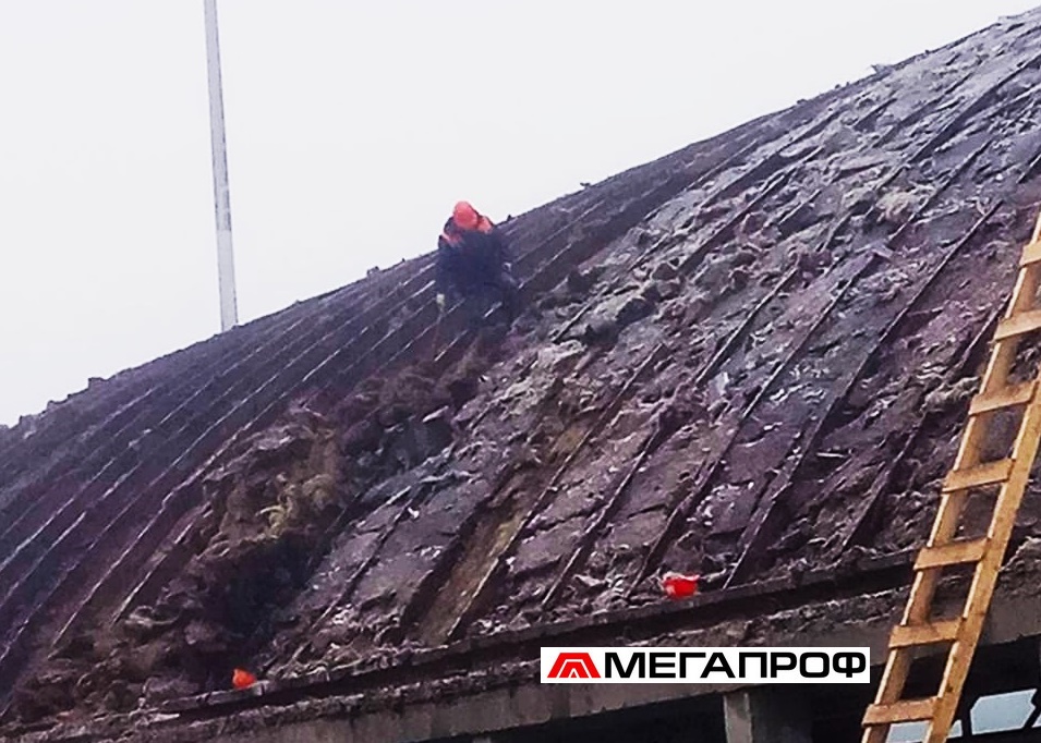 демонтаж фальцевой кровли
