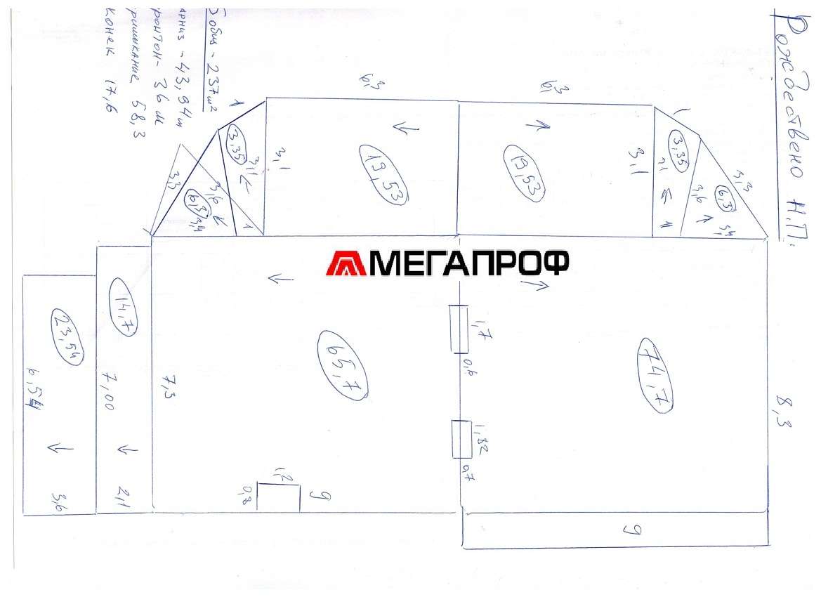 монтаж фальцевой кровли, фальцевая кровля