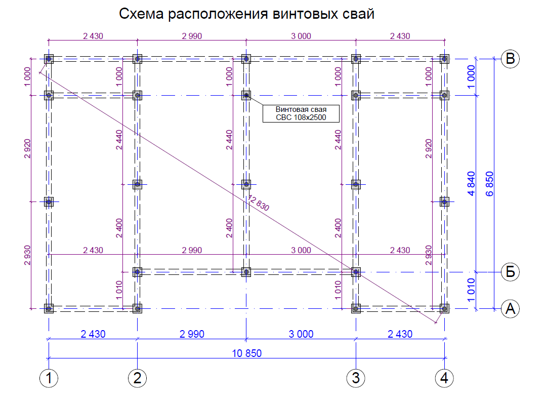 свайное поле лстк мегапроф