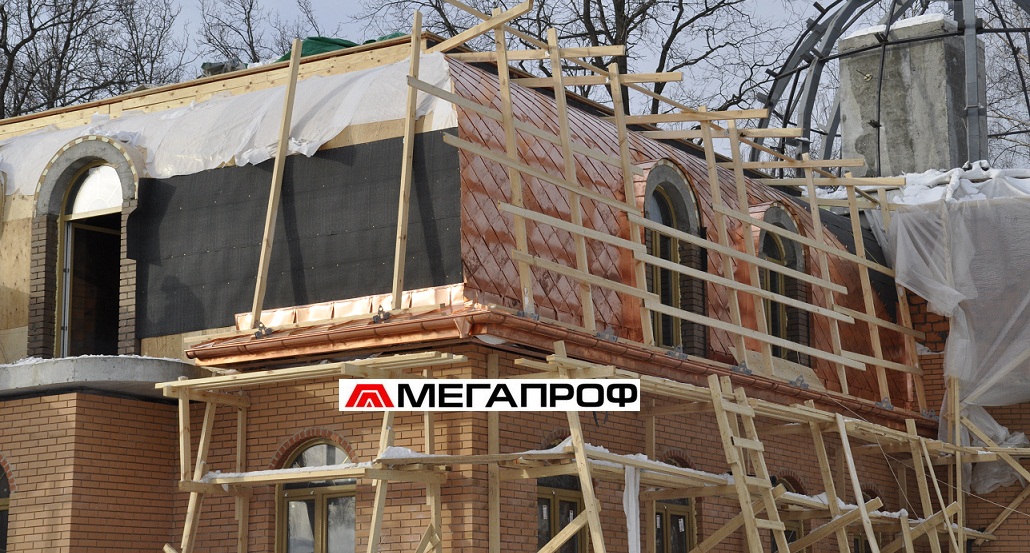 монтаж фальцевой кровли, фальцевая кровля