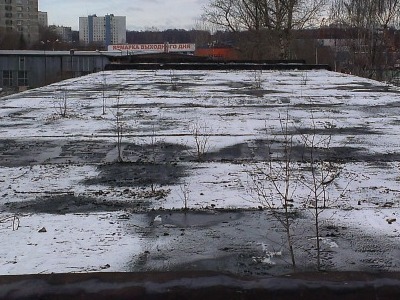 обследование плоской кровли